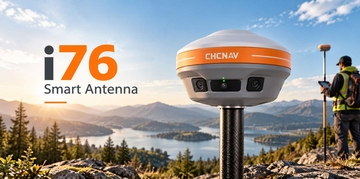 i76 Palm-Sized GNSS with Visual Stakeout